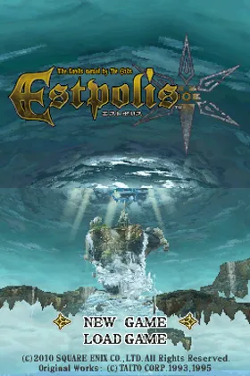 Estpolis - The Lands Cursed by the Gods (Japan) screen shot title